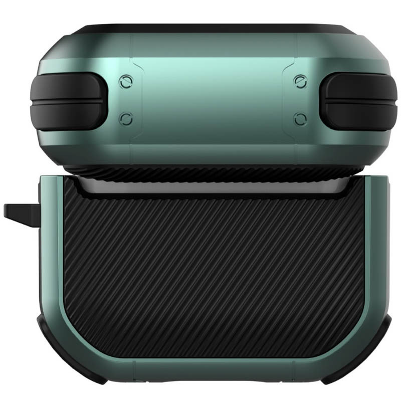 Фото Футляр протиударний  Black ed. для навушників Airpods 4 (Apple Green) на vchehle.ua