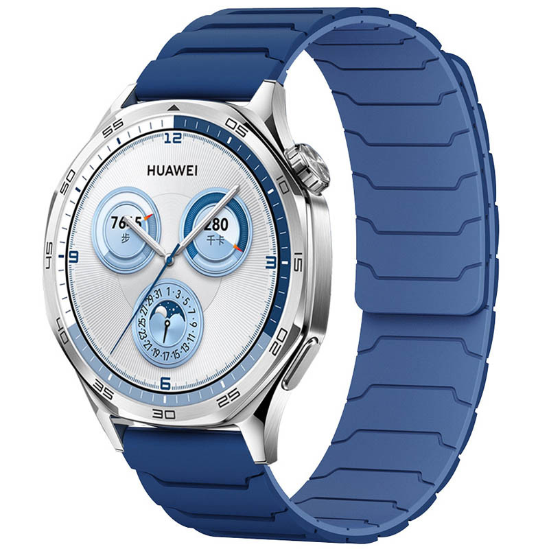 Ремінець Dual-color Magnetic для Smart Watch 20mm (Navy Blue)