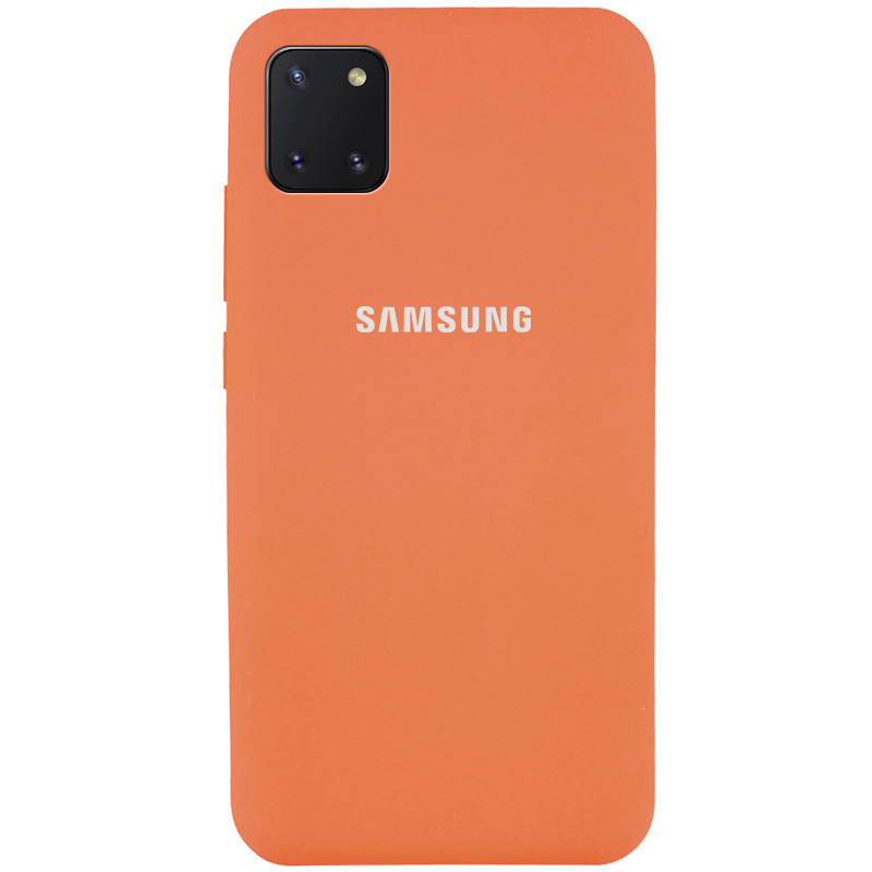 

Чехол Silicone Cover Full Protective (AA) для Samsung Galaxy Note 10 Lite (A81) (Оранжевый / Apricot) 914242