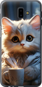 Чехол White cat для Samsung Galaxy J6 Plus 2018