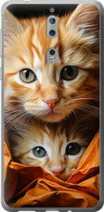 Чехол Котики 2 для Nokia 8