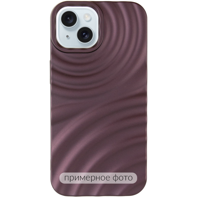 Фото Чохол TPU MonoWave на Apple iPhone 15 (6.1") (Brown) на vchehle.ua