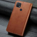Купити Шкіряний чохол-книжка GETMAN Gallant (PU) для Oppo A15s / A15 (Коричневий) на vchehle.ua