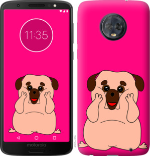 

Чохол Веселий мопс на Motorola Moto G6 Plus 928683