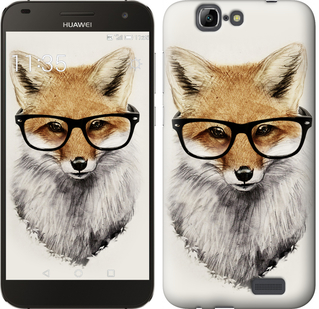 

Чохол Лис в окулярах на Huawei Ascend G7 634562