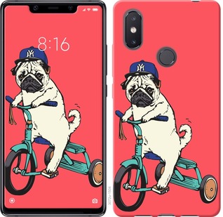 

Чохол Мопс на велосипеді на Xiaomi Mi8 SE 671028