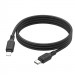 Купити Дата кабель Hoco X90 Cool silicone Type-C to Lightning 20W (1m) (Black) на vchehle.ua