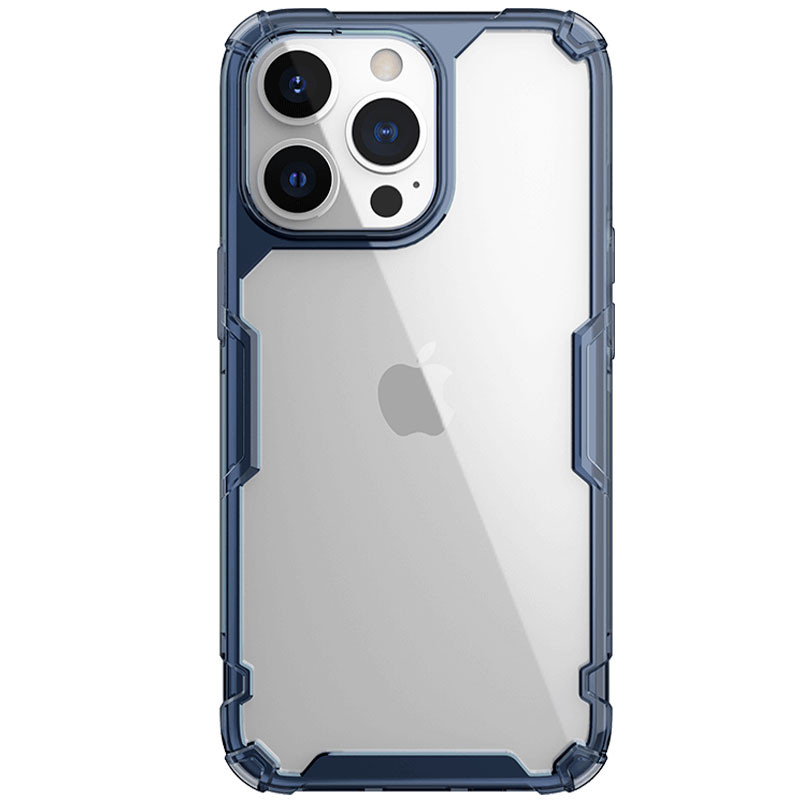 TPU чохол Nillkin Nature Pro Series на Apple iPhone 14 Pro Max (6.7") (Синій (прозорий))