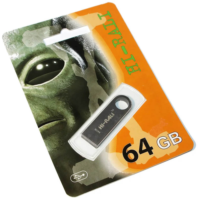 

Флеш накопичувач USB Hi-Rali Shuttle 64 GB Черна серія (Чорний) 1264115