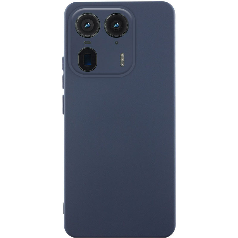 Чехол Silicone Cover Lakshmi Full Camera (AAA) для Motorola Edge 50 Ultra (Темно-синий / Midnight blue)