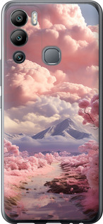 

Чехол Розовые облака для Infinix Hot 12i 1645073