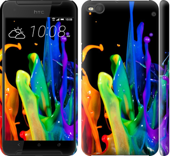 

Чохол бризки фарби на HTC One X9 381252