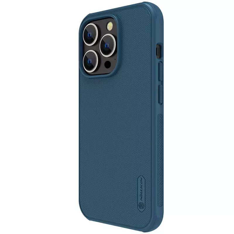 Фото Чохол Nillkin Matte Magnetic Pro на Apple iPhone 14 Pro (6.1") (Синій / Blue) на vchehle.ua