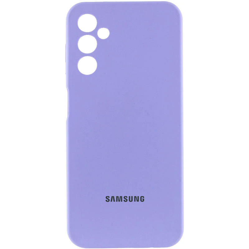 Чехол Silicone Cover Lakshmi Full Camera (AA) with logo для Samsung Galaxy A15 4G/5G / M15 5G (Сиреневый / Dasheen)