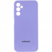Чехол Silicone Cover Lakshmi Full Camera (AA) with logo для Samsung Galaxy A15 4G/5G / M15 5G (Сиреневый / Dasheen)