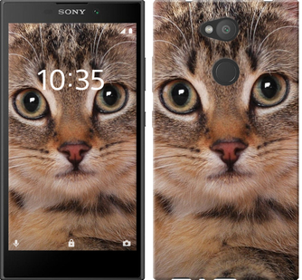 

Чохол Смугастий котик на Sony Xperia L2 H4311 655424