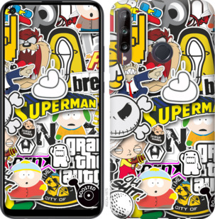 

Чехол Popular logos для Huawei P40 Lite E 932080