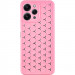 Чохол TPU Honeycomb на Xiaomi Redmi 12 (Рожевий / Light pink)