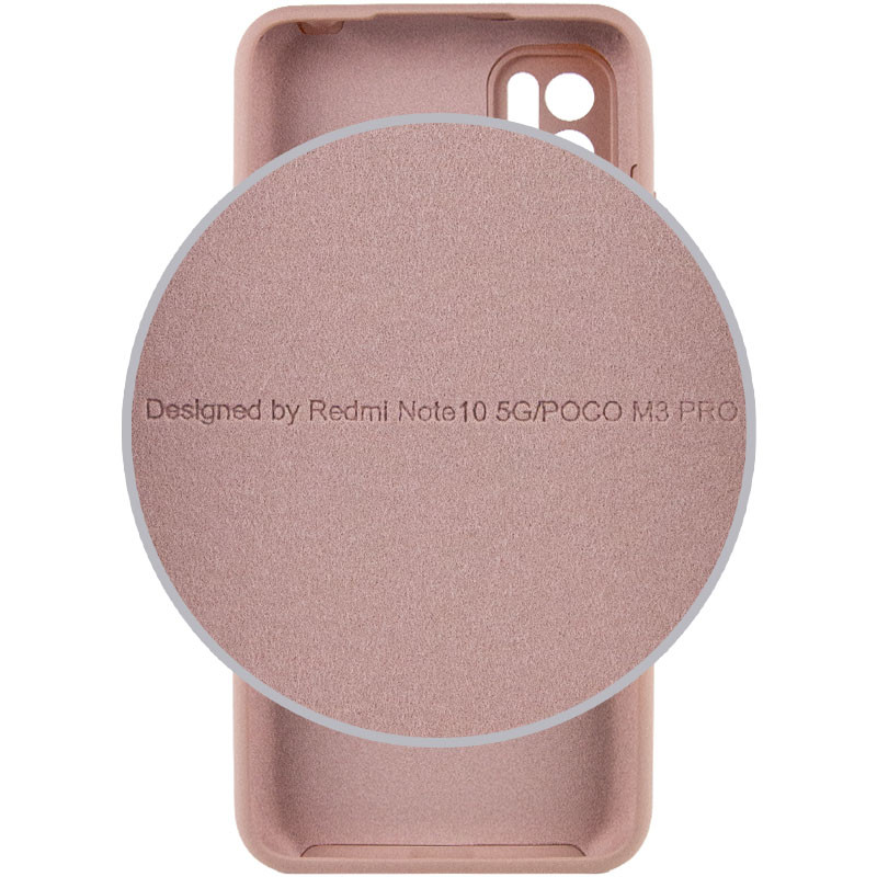 Фото Чехол Silicone Cover Full Camera (AA) для Xiaomi Redmi Note 10 5G / Poco M3 Pro (Розовый / Pink Sand) в магазине vchehle.ua