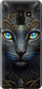 Чехол Кошка для Samsung Galaxy A8 2018 A530F