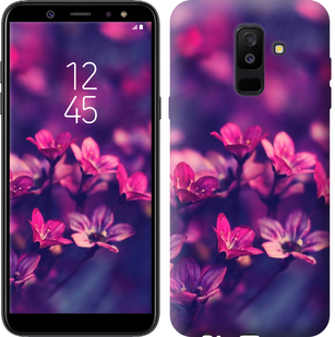 

Чехол Пурпурные цветы для Samsung Galaxy A6 Plus 2018 631321