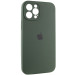 Фото Чохол Silicone Case Full Camera Protective (AA) на Apple iPhone 12 Pro Max (6.7") (Зелений / Cyprus Green) на vchehle.ua