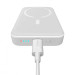 Купить Портативное зарядное устройство Power Bank Baseus Magnetic Mini 20W c БЗУ 10000 mAh (PPCX070001) (White) на vchehle.ua