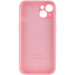 Фото Чехол Silicone Case Full Camera Protective (AA) для Apple iPhone 14 (6.1") (Розовый / Light pink) на vchehle.ua