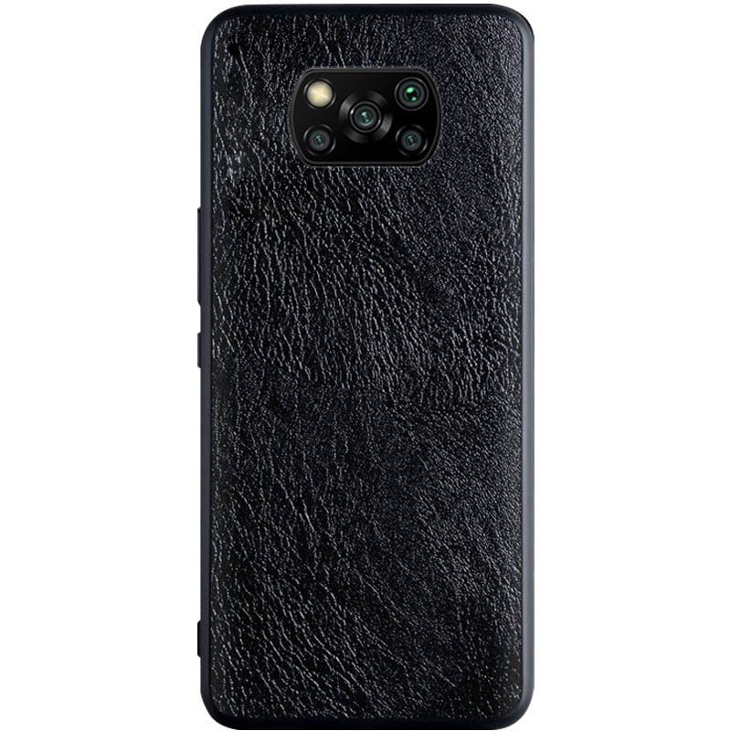 

Кожаный чехол PU Retro classic для Xiaomi Poco X3 NFC (Черный) 1067382