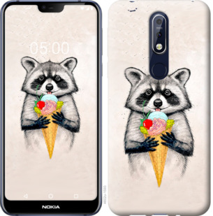 

Чохол Єнотик з морозивом на Nokia 7.1 801488