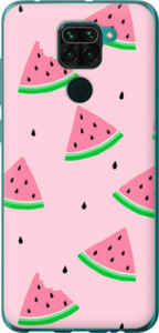 Чехол Розовый арбуз для Xiaomi Redmi Note 9