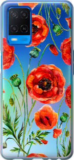 

Чехол Нарисованные маки для Oppo A54 1633930