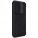 Купить Кожаный чехол-книжка Nillkin Qin Pro Camshield для Samsung Galaxy S25 Ultra (Черный) на vchehle.ua