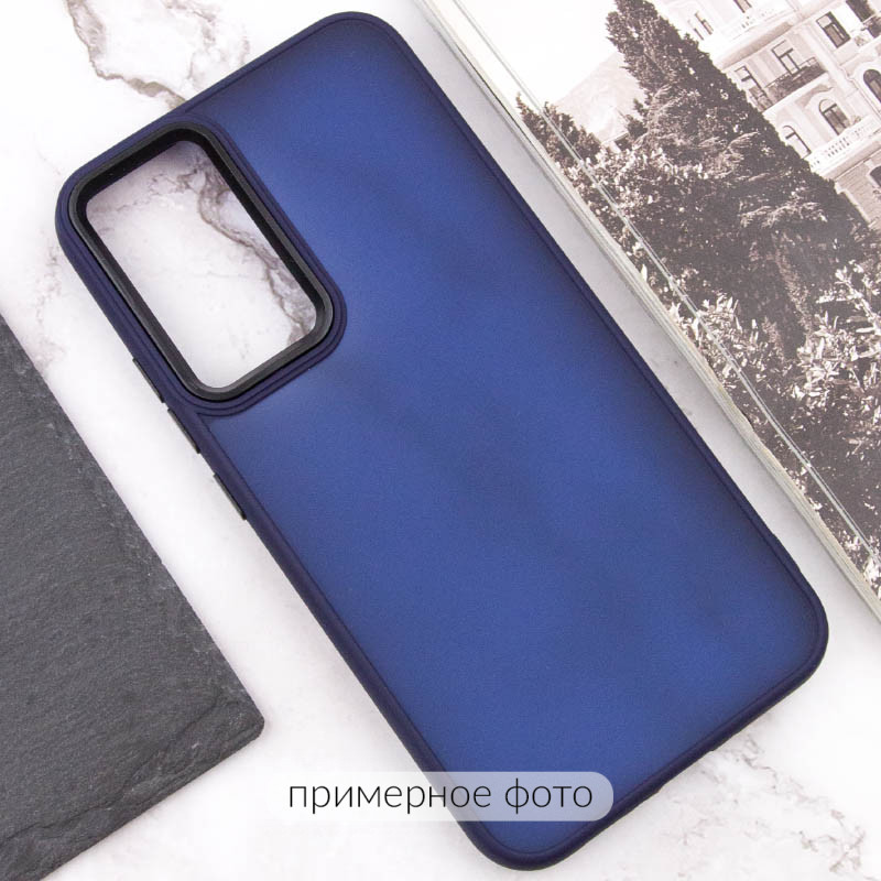 Чехол TPU+PC Lyon Frosted для Xiaomi Poco X3 NFC / Poco X3 Pro (Navy Blue) в магазине vchehle.ua