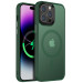 TPU+PC чохол Metal Buttons with Magnetic Safe Colorful на Apple iPhone 12 Pro / 12 (6.1") (Зелений)