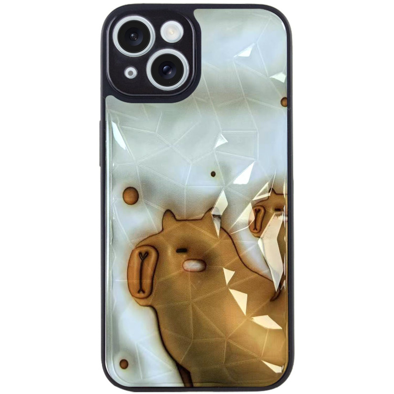 TPU+PC чехол Prisma Fluffie для Apple iPhone 14 (6.1") (Capybara)