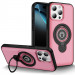 TPU+Textured PC Magnet для Apple iPhone 12 Pro Max (6.7") (Pink)