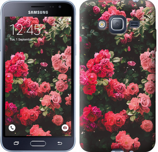 

Чехол Куст с розами для Samsung Galaxy J3 Duos (2016) J320H 639143