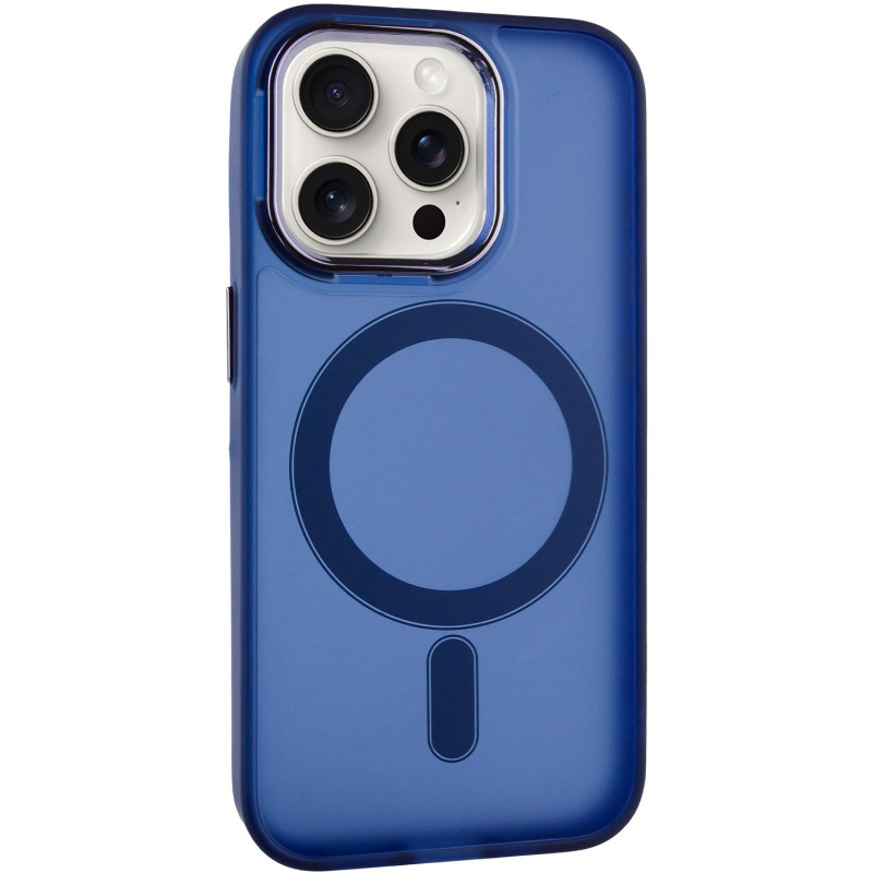 Чехол TPU+PC Lily with Magnetic safe для Apple iPhone 14 Pro (6.1") (Deep Navy)