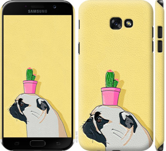 

Чехол Мопс с кактусом для Samsung Galaxy A7 (2017) 795367