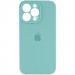 Чохол Silicone Case Full Camera Protective (AA) на Apple iPhone 16 Pro Max (6.9") (Бірюзовий / Marine Green)