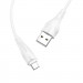Купить Дата кабель Borofone BX18 Optimal USB to MicroUSB (2m) (Белый) на vchehle.ua