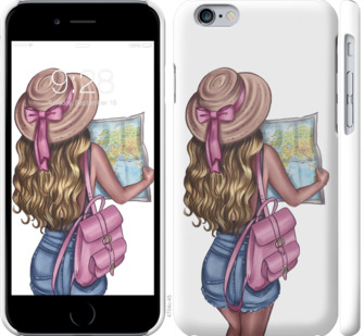 

Чохол Дівчина з картою для iPhone 6s plus (5.5'') 846862