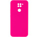 Чехол Silicone Cover Lakshmi Full Camera (AAA) для Xiaomi Redmi Note 9 / Redmi 10X (Розовый / Barbie pink)