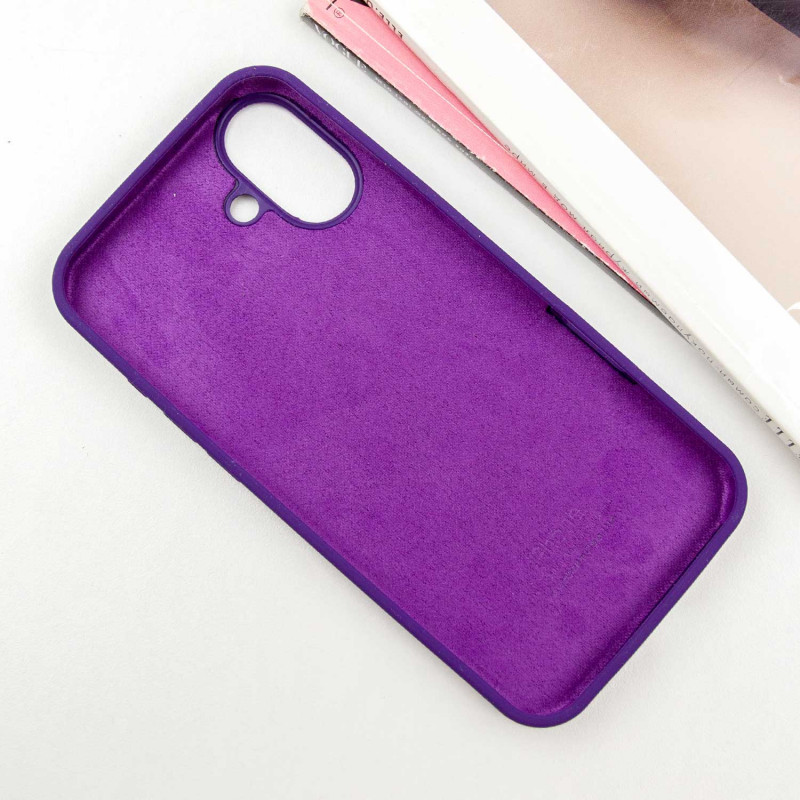 Фото Чохол Silicone Case Full Protective (AA) на Apple iPhone 16 (6.1") (Фіолетовий / Amethyst) в маназині vchehle.ua