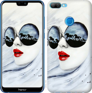 

Чехол Девушка акварелью для Huawei Honor 9i 911492