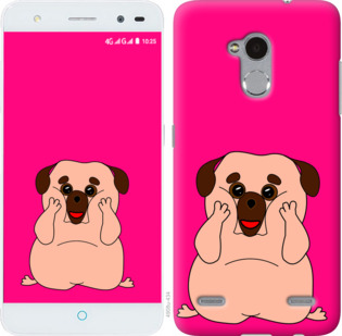 

Чехол Весёлый мопс для ZTE V7 Lite 928767