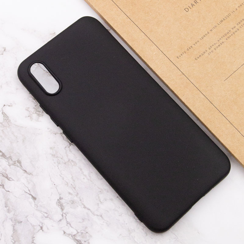 Фото Чехол Silicone Cover Lakshmi (AA) для Xiaomi Redmi 9A (Черный / Black) в магазине vchehle.ua