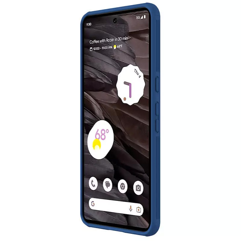 Карбоновая накладка Nillkin CamShield Pro для Google Pixel 8 (Blue) в магазине vchehle.ua