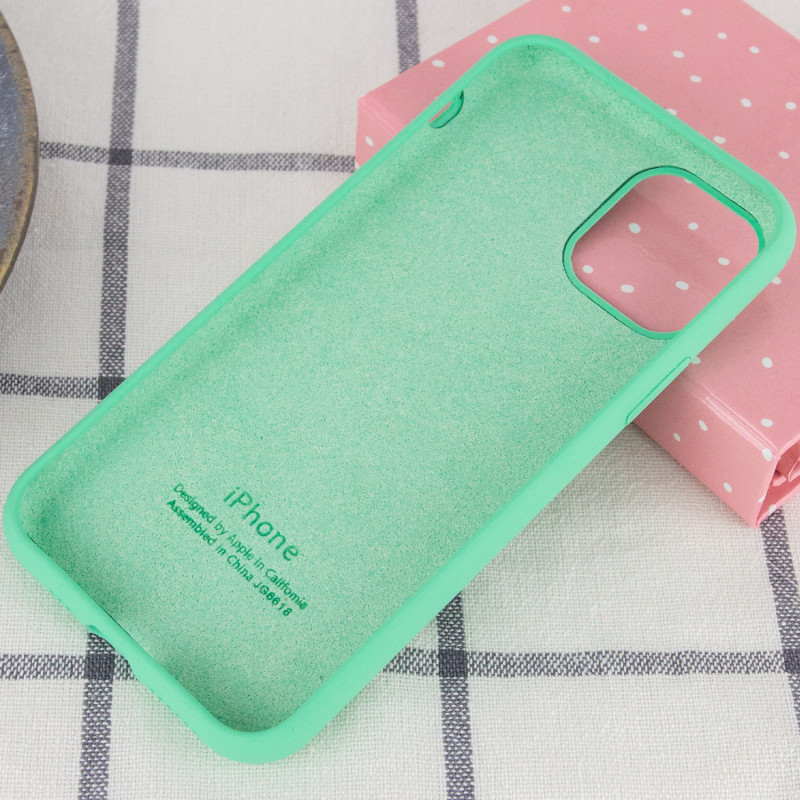 Фото Чехол Silicone Case Full Protective (AA) для Apple iPhone 11 Pro (5.8") (Зеленый / Spearmint) в магазине vchehle.ua